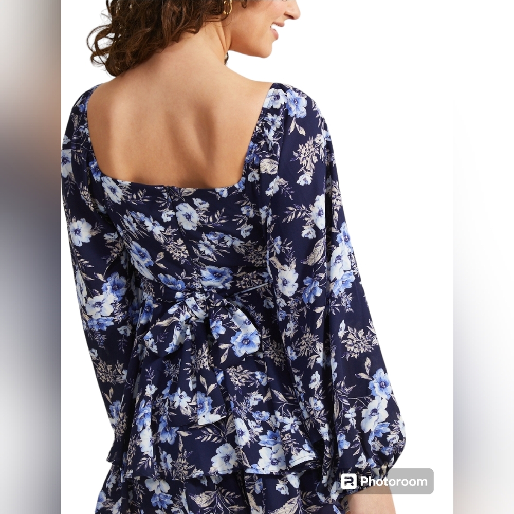 Altar'd State Ruffled Romper/Floral - Picture 3 of 13